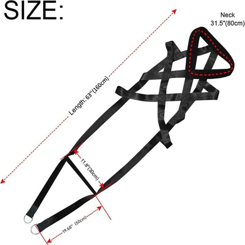 Imbracature per slitta da cane Pet Strong Training Sledge Supplies Imbracatura da slitta per cane da allenamento