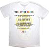 The Stone Roses Unisex Erwachsenen Tour 2013 T-Shirt mit Rückendruck