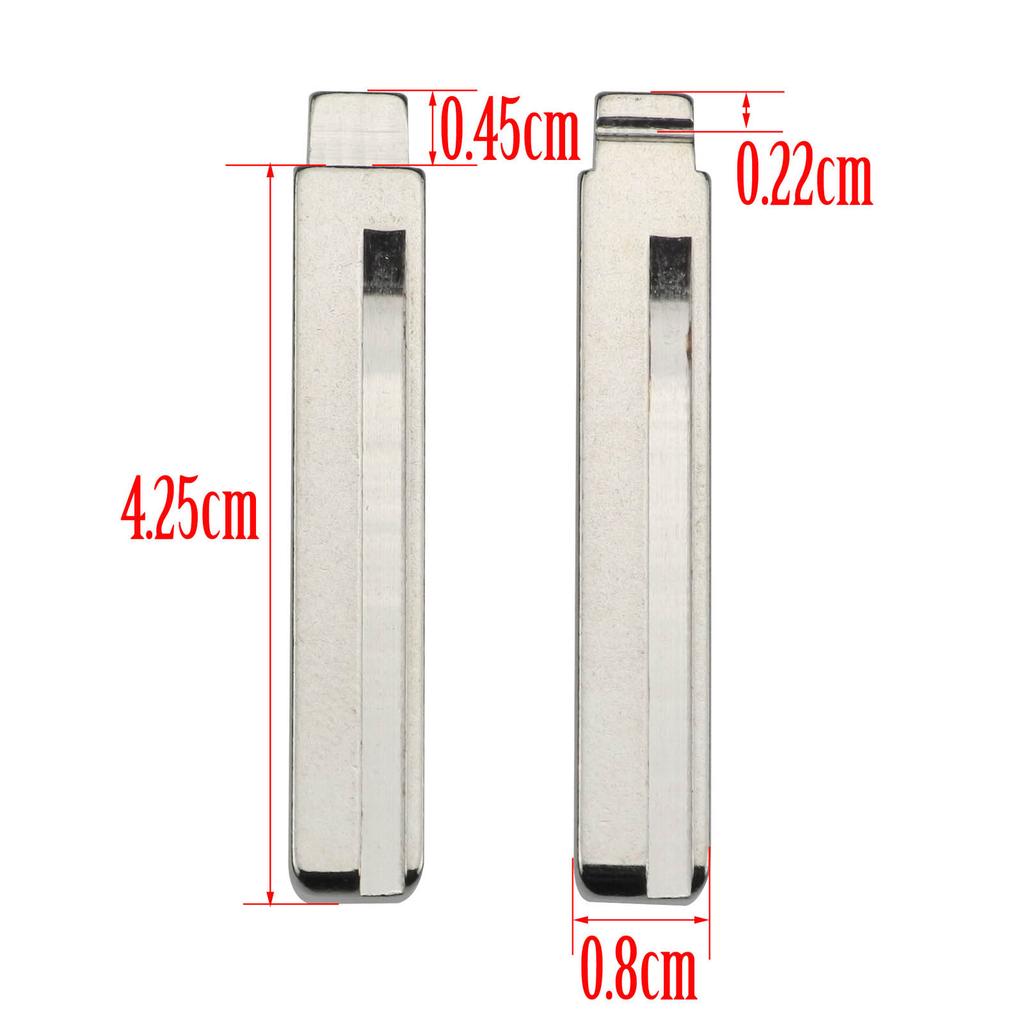 Jingyuqin Replacement 3/4 Buttons Remote Key Fob Car Key Case Cover Styling For Hyundai IX35 I20 3 Buttons Uncut Blade