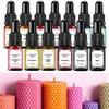 3 Stück/Set 10ml Kerzenwachs Pigment Farbstoff Ungiftig Mit Tropfer Für DIY Aromatherapie Seife Sojawachskerzen Wachsherstellung Zubehör