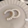 Korean Luxury Mermaid Pearl Earrings: Elegant, High-End, and Versatile Statement Ear Buckles
