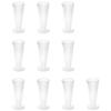 Set of 50ml Graduated Plastic Laboratory Beakers 10 Pcs