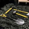 Mini 4 Adet Metal Kürek Çekiç Balta Kazma Aleti 1/10 RC Araba TRX4 SCX10 D90