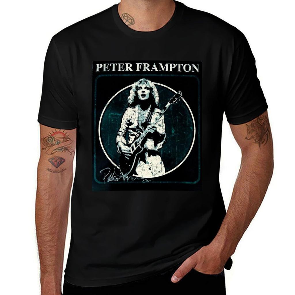 Peter Frampton Tshirt Large Size Short Sleeve Tshirt
