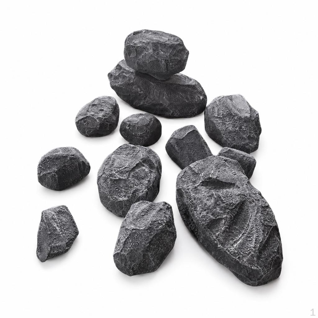 Foam Artificial Rock Prop for Stage, Film, Garden, and Display Decoration 12 cm