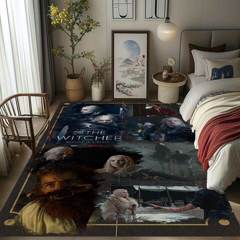 The Witcher's Fury carpet Living room and bedroom mats printing Dormitory decoration Room Fashion