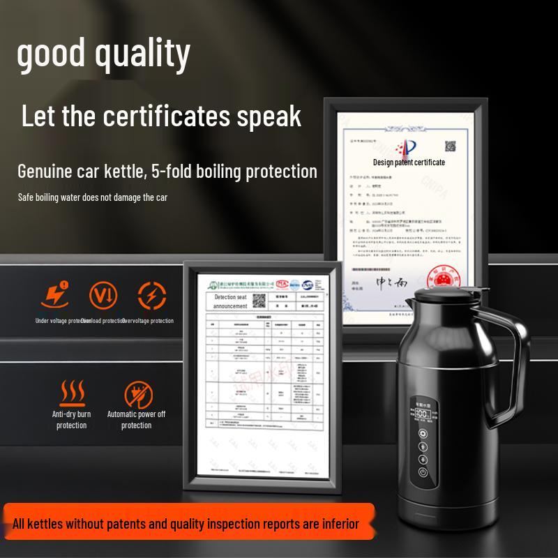 Universeller elektrischer Wasserkocher für das Auto zum Kochen von Wasser