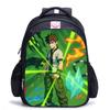 Ben10 Teenager Hacker Klassische Schwarze Schultasche Jungen Entlastende Rückenstütze Schultasche Grundschüler Tägliche Schulrucksack