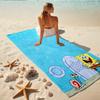 1Pc Spongebob'S Underwater Adventure Beach Towel Quick Dry Multiuse For Beach Pool Gym Yoga Home Travel Christmas Halloween Xmas Gift L1479
