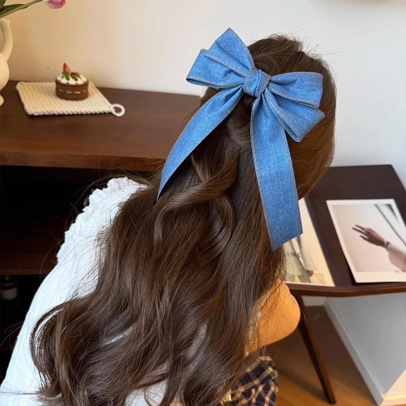 1Roll Versatile Hair Accessories Dark Blue Bag Straps Cowboy Webbing Creative Handicrafts DIY Gift Packaging