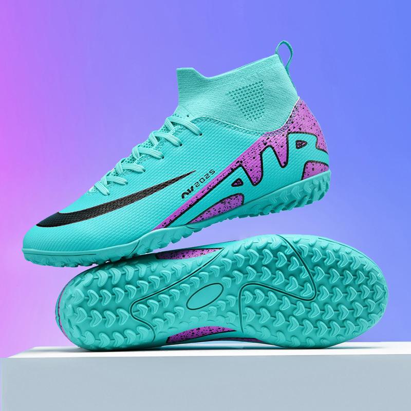 Thorn 15 Manufacturers Help 2025 Football Shoes Men's High-top Long and Short Nail-broken Sports Shoes Women