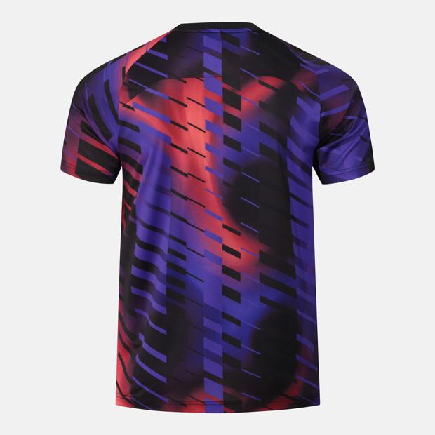 DESCENTE Running Reflective Short Sleeve T-Shirt Red Pattern Sr123Rts11