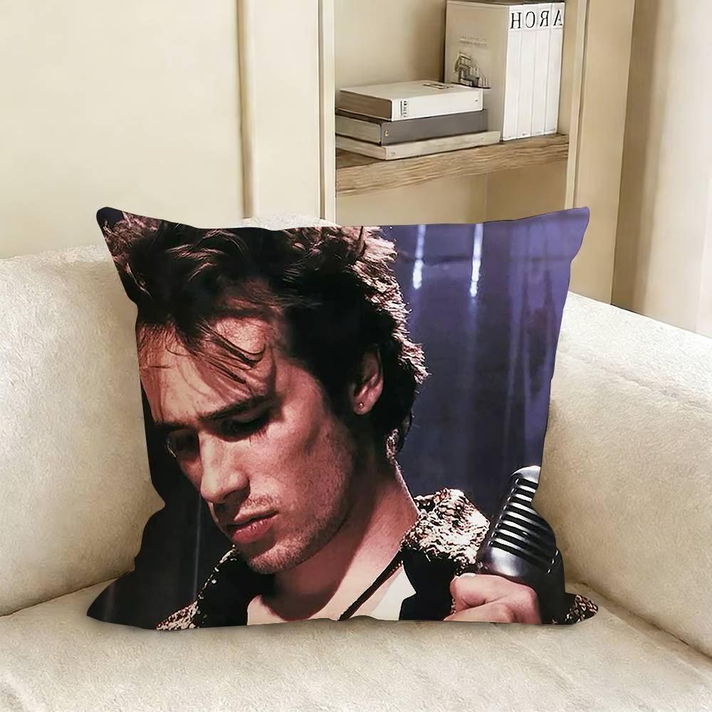 Funda de almohada JJeff BBuckley Funda de cojín para sofá de sala de estar Adecuada para decoración de hogar, dormitorio, habitación