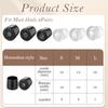 CoolShef 10 Pairs Heel Cap for Stilettos - Non-Slip, Noise Reducing High Heel Protector for Women, Replacement Heel Cover for Wedding, Grass, Gravel