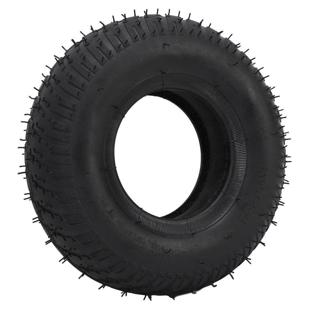 2.80 2.50‑4 Tire and Tubes with TR87 Bent Valve Stem Tires Inner Tube Set for Hand Truck Utility Cart Wheelbarrows