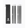 OneTigris Aluminum Poles for Tents and Tarps, 3- or 4-Section Connections, Set of 2, Easy Assembly and Length Adjustment, Camping Gear, 125cm-160cm
