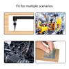 L-shaped 1/4 Hex Socket Wrench Screwdriver Bit Tool Set for Home Garage Hexagonal Screwdriver Bit Wrench with 10Pcs Bits