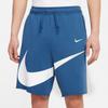 Nike Sportswear Swoosh Logo Knit Straight-Leg Casual Shorts Men Bottoms Industrial-Blue DJ5373-440