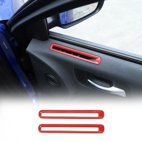 Red Central Console Interior Exterior Decor Set Cover Trim for Dodge Charger 15+