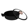 Wok Garnek niski z powłoką tytanową 4.2L 28cm BERLINGER HAUS Black Rose BH-1455