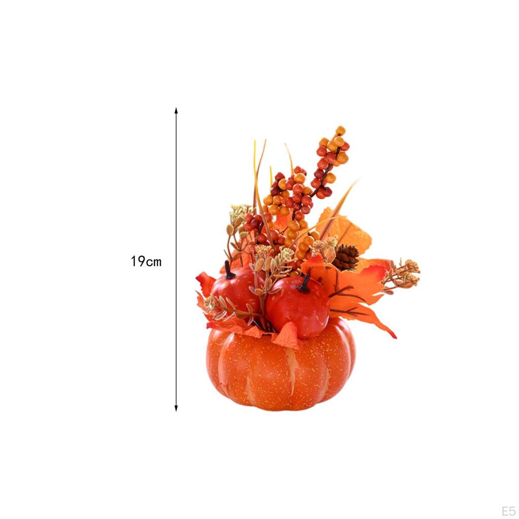 Artificial Fake Pumpkins Model Fall Thanksgiving Decoration Foam for DIY Crafts