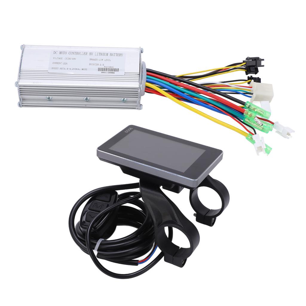 Electric Bike 22A Controller 36V 48V Common Controller with LCD GD063 Display Panel for 500W Motor