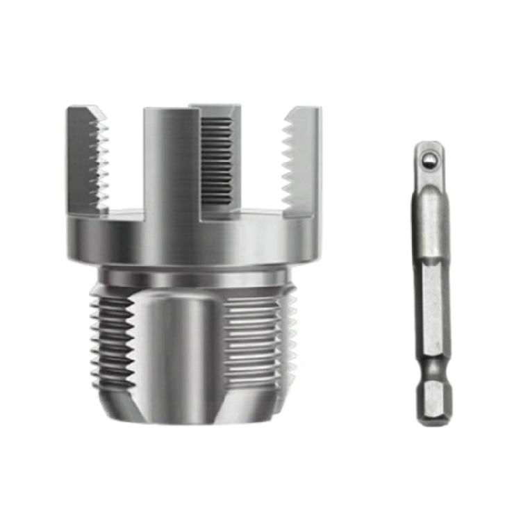 

Internal & External Pipe Threading Tool,Pipe Thread Cutting Tool, 1 DN25, Electric Drill Compatible Pipe Threader 1