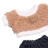 Mini 17cm 6inch Doll Clothes Set Costume Cute Clothing for Ages 5 6 7 8 Blue