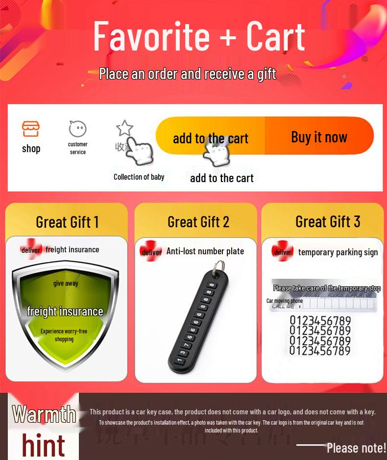 2023 Buick Enclave & Envision Schlüsselhülle, Kompatibel mit Regal & LaCrosse - Neue & Alte Modelle, Metallschnalle