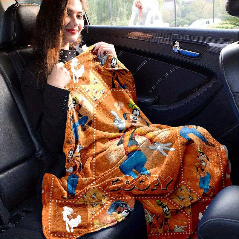 Goofy Blanket  Ultra-Soft, Warm, Cozy Throw for Living Room, Sofa, Four Seasons Travel Accessory  Cute Cartoon Character Home Decoration