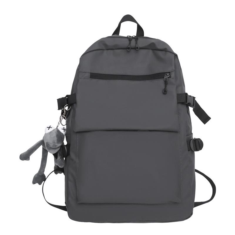 

TS JYL laptop bag,Foreign Trade New Couple Backpack Simple Commute Travel Large Multi Bag single package серый