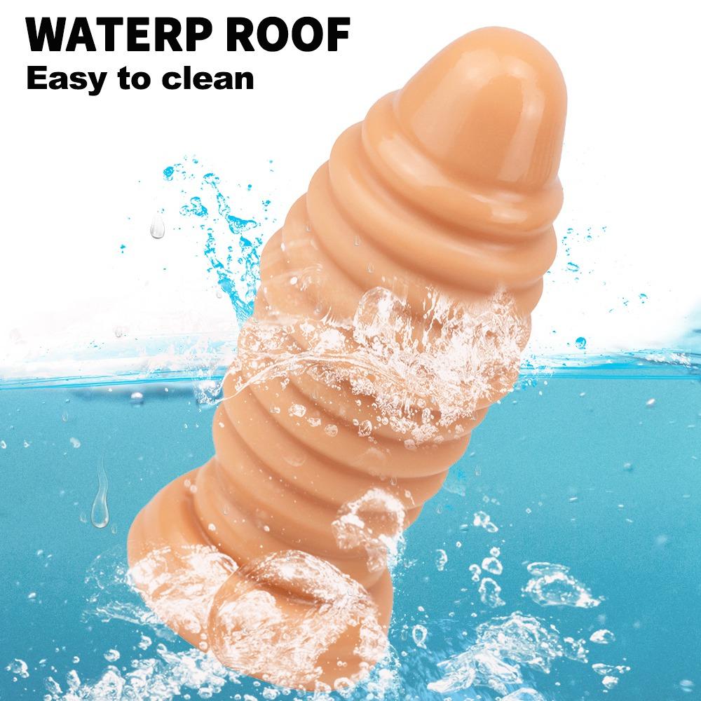 MoDi Soft Anal Plug Dildos Stimulate Vagina and Anus Big Butt Plug Anal Dilator Sex Toys for Women and Men