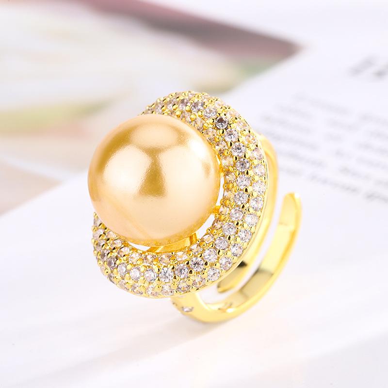 

Ювелирные изделия Медь Платиновое покрытие Жемчуг Слиток Кольцо Женское 14 мм