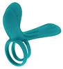 Cockring with Vibrating Case Vibrator Green 10 X 2.8cm - Xocoon - Vibrating Rings