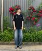 Osillos C12 Double-Stripe Raglan Short Sleeve Tee