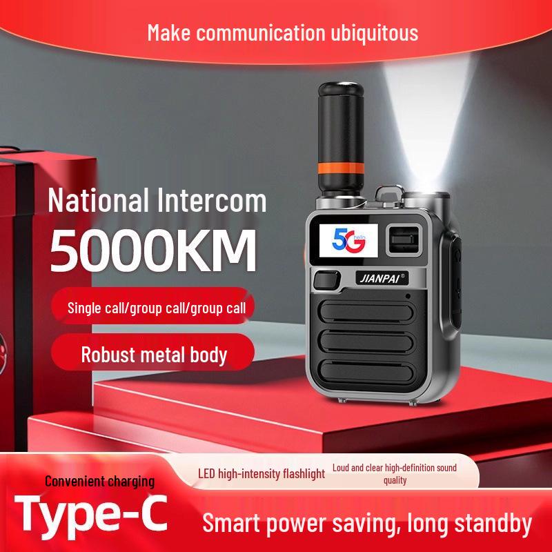 K28 National Walkie-Talkie 5G Handheld Transceiver, 5000 km Range, Unlimited Distance for Fleet and Outdoor Management