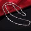 Exquisite Edle Kollektion Neue Ankünfte 4mm Kette Unisex Armband Halskette Schmuckset Damen Weihnachtsgeschenk Anhänger Hochzeit Je