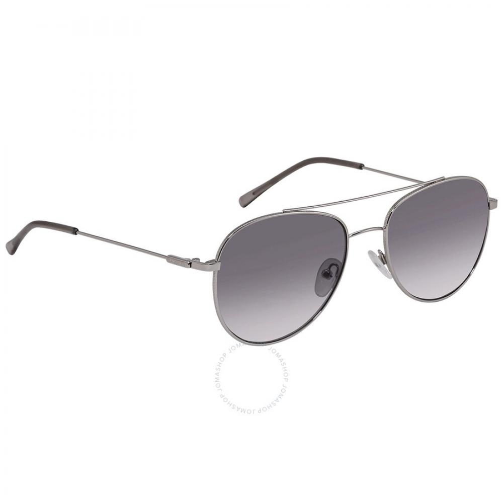 Calvin Klein Grey Gradient Pilot Unisex Sunglasses Ck20120s 045 55