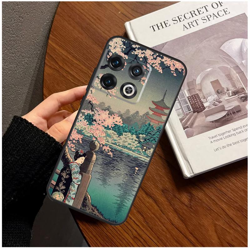 Japanese Wave Art Case For OnePlus 13s 13R 12R 10R 13 12 11 8T 10T Nord CE 4 3 2 Lite N10 N20 N30 Nord 5 Cover