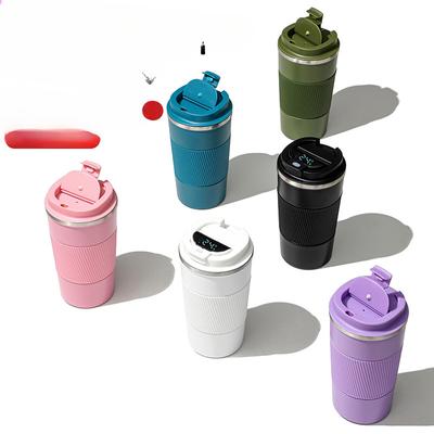 Vaso de Vacío para Coche Nivel de Apariencia Alto Vaso Acompañante Femenino Vaso para Café Vaso Termo de Acero Inoxidable 304