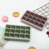 Ice Cube Trays Premium Silicone Ice Cube Moulds with Lid Flexible BPA-Free for Chilled Drinks Whiskey Cocktails Reusable