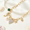 Love necklace jewelry fashion niche light luxury high-end flower gemstone accessories collarbone chain