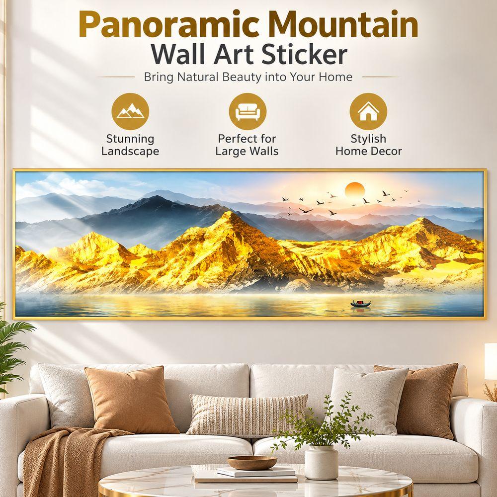 Long Horizontal Format Bedside Decorative Paintings