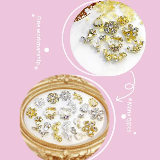 Unhas requintadas Strass Acessórios requintados Multiuso