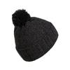 Adidas Recon Ballie One Size Men's Pom-Pom Beanie, Black/Gray-Six Marl/Black/White,