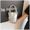 Ielgy Ladies Red Handbag Ladies Small Bag 2024 New Style All-Match Fashion Bucket Bag High-End Texture Messenger Bag