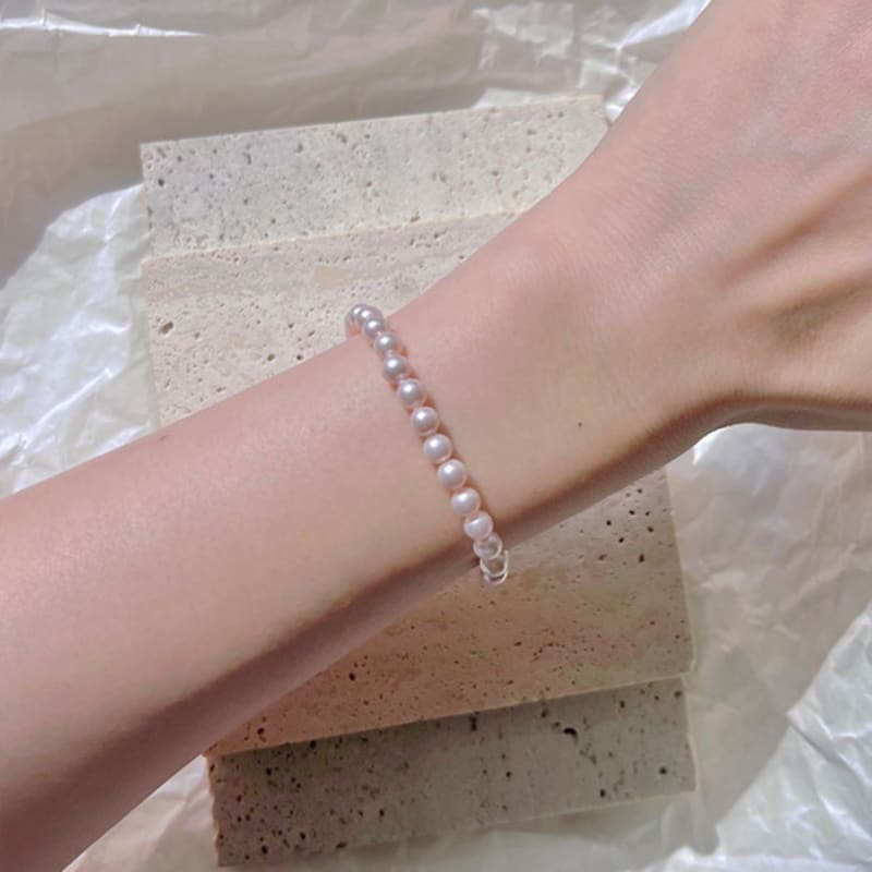 KIETIMOOR Pink Moor Pearl Bracelet (Silver925) Pink Moor Pearl Silver Bracelet