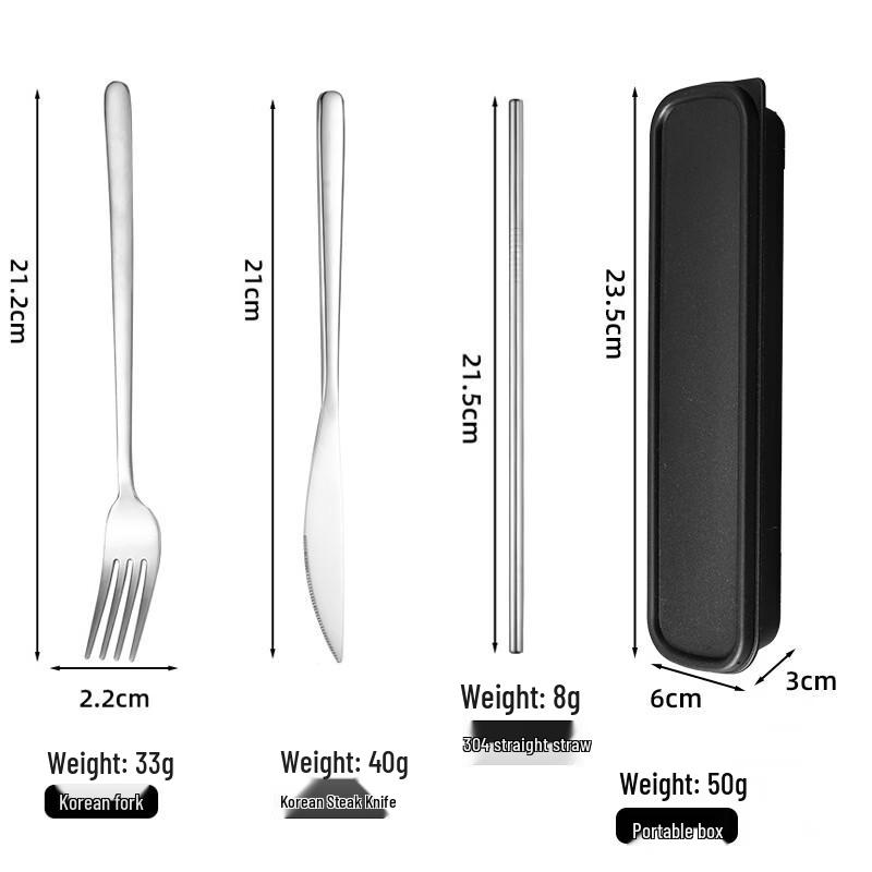 abay Portable Student Cutlery Set