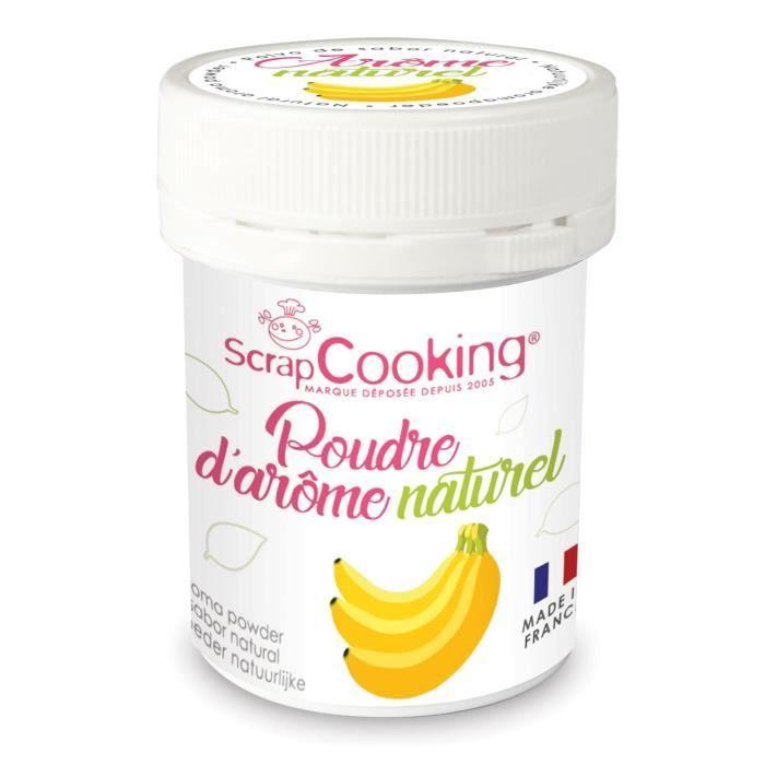 Naturlig næringsmiddelaroma i pulverform Banan - Scrapcooking {farge}