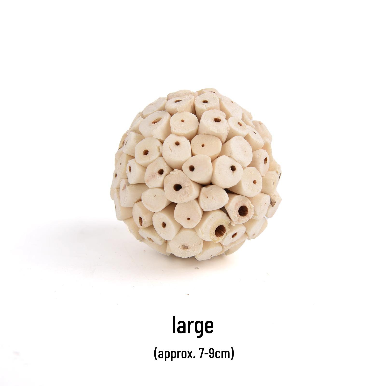 

Іграшка-гризун для папуги: Рисовий папір Куля та Паличка для Шліфування, Чищення Зубів та Розваг